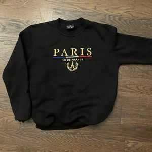 Paris Souvenir Embroidered Sweatshirt